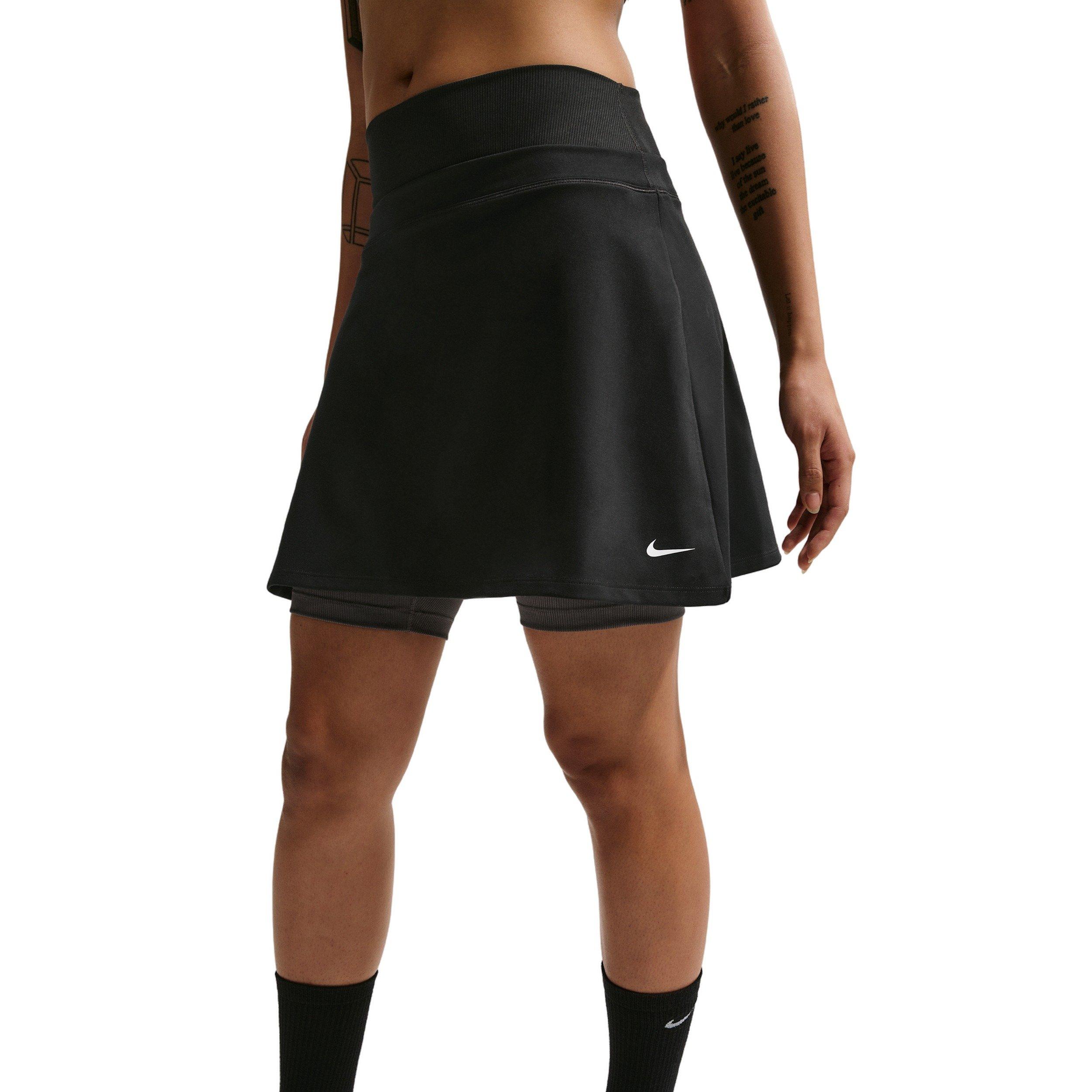 Nike Women's One Dri-FIT Skirt - Black - BLACK